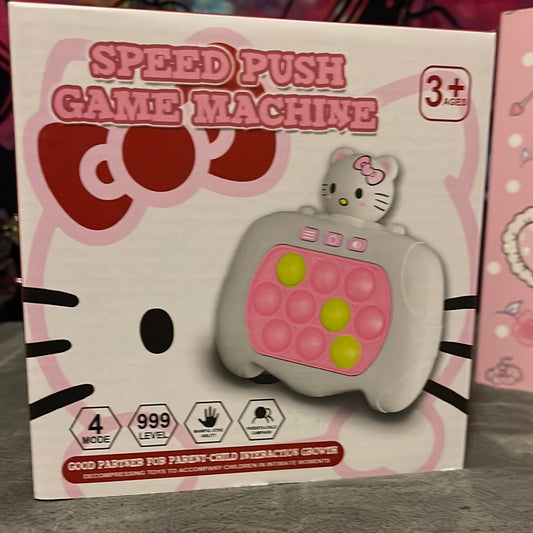 Speed push game machine