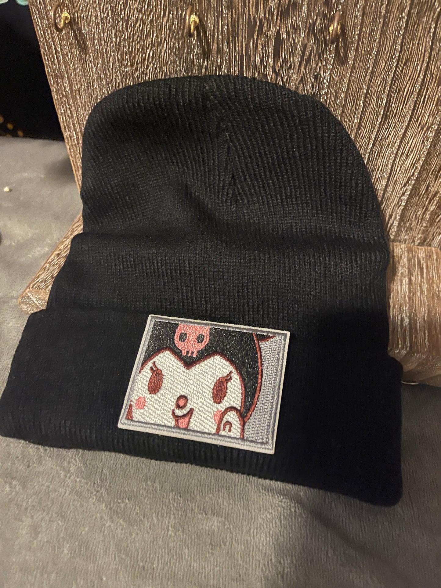 Black uromi Beanie