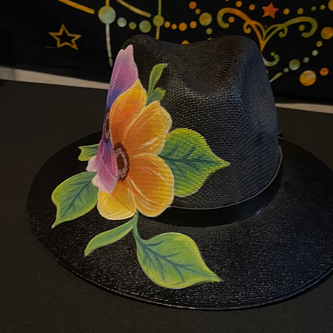 Mexican Artisanal Hand Painted Hats